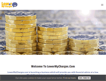 Tablet Screenshot of lowermycharges.com